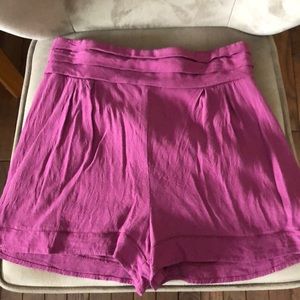 Purple shorts